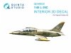 Quinta Studio QD48632 L-39C 3D-Printed & coloured Interior on decal paper (Special Hobby) 1/48
